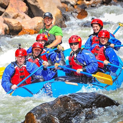 Timberline Tours Whitewater Rafting The Numbers on the Arkansas River near Vail Colorado - photography by Doug Mayhew | WhiteWater-Pix.com
