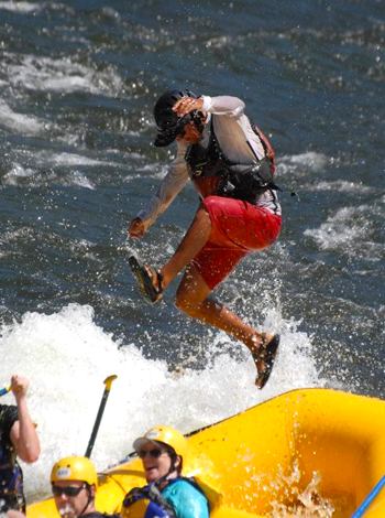 Whitewater Rafting Self-Rescue